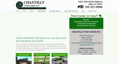 Desktop Screenshot of chantillyturffarms.com